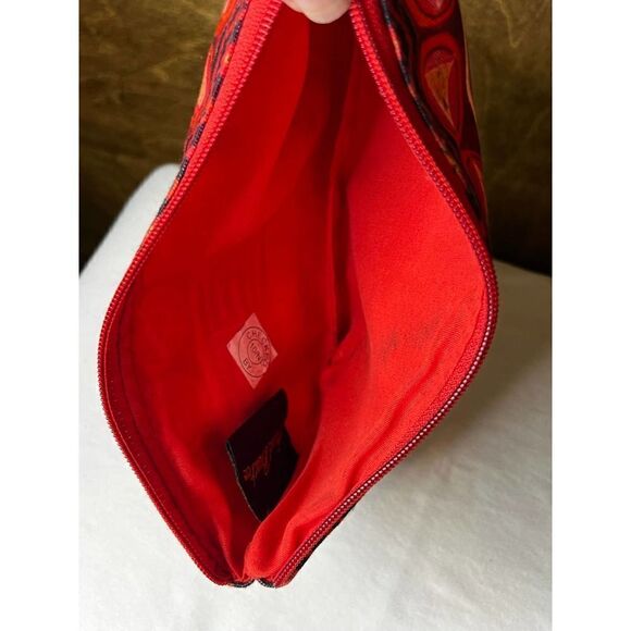 Laurel Burch Colorful Geometric 9x5 Cosmetic Bag - Picture 4 of 4